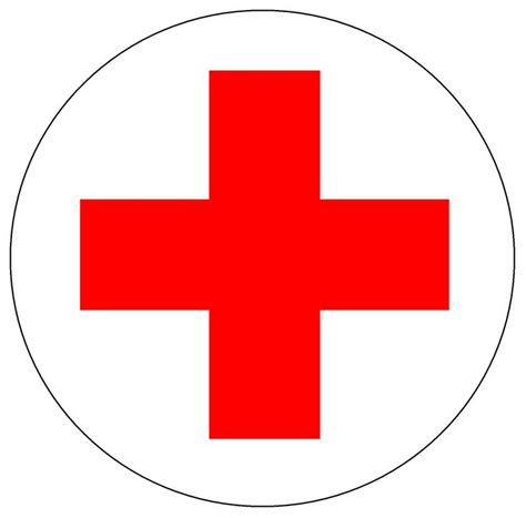 Red Cross White Circle Red Cross Symbol Red Cross Red Cross Logo