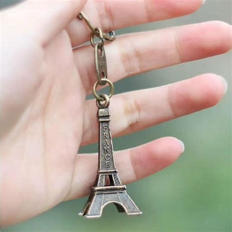 Retro Mini Decoration Torre Eiffel Tower Keychain Paris Tour Eiffel Key