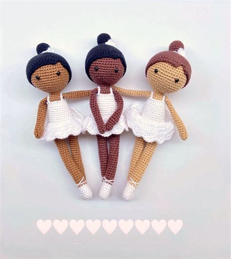 Patr N Bailarina Amigurumi Nora Camila Y Sira Mu Eca De Dise Os De