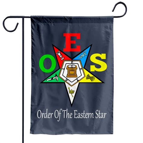 Oes Order Of The Eastern Star Logo Symbol Garden Flag Sold By Studio