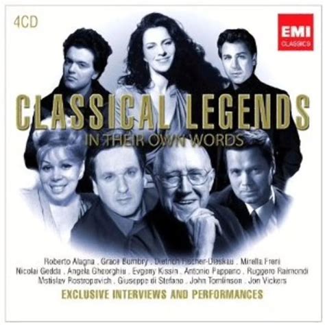 Cd Classical Legends In Their Own Words By Angela Gheorghiu Mirella