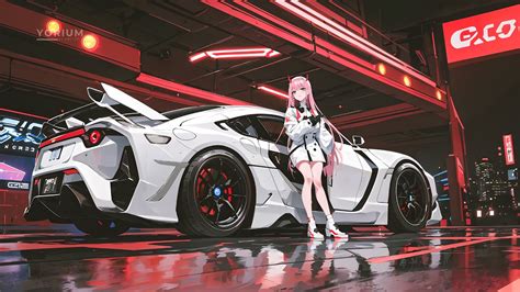 Zero Two Toyota GR86 4K Wallpaper Engine YouTube