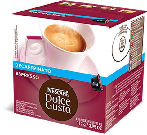 Nescafe Dolce Gusto Espresso Decaf Coffee Pods 16 Drinks Caletoni