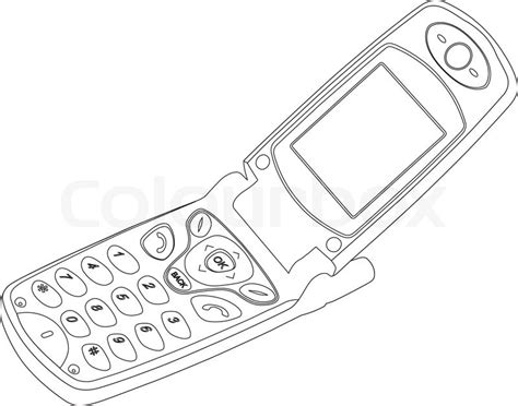 Modern Mobile Phone Stock Vector Colourbox