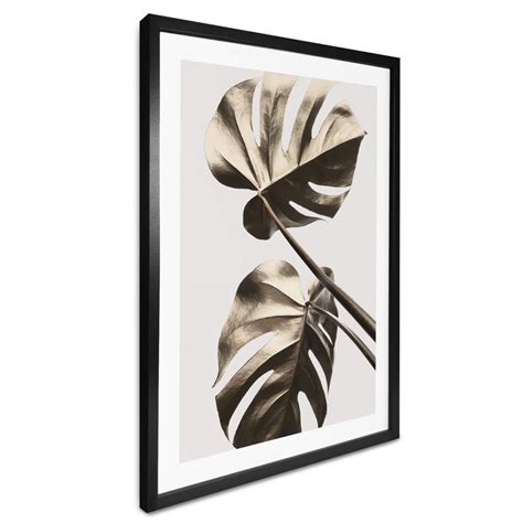 Poster X Studio Goldene Monstera Wall Art De