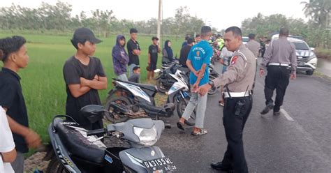 Sebanyak 12 Orang Remaja Di Bawah Umur Terjaring Dalam Aksi Balapan