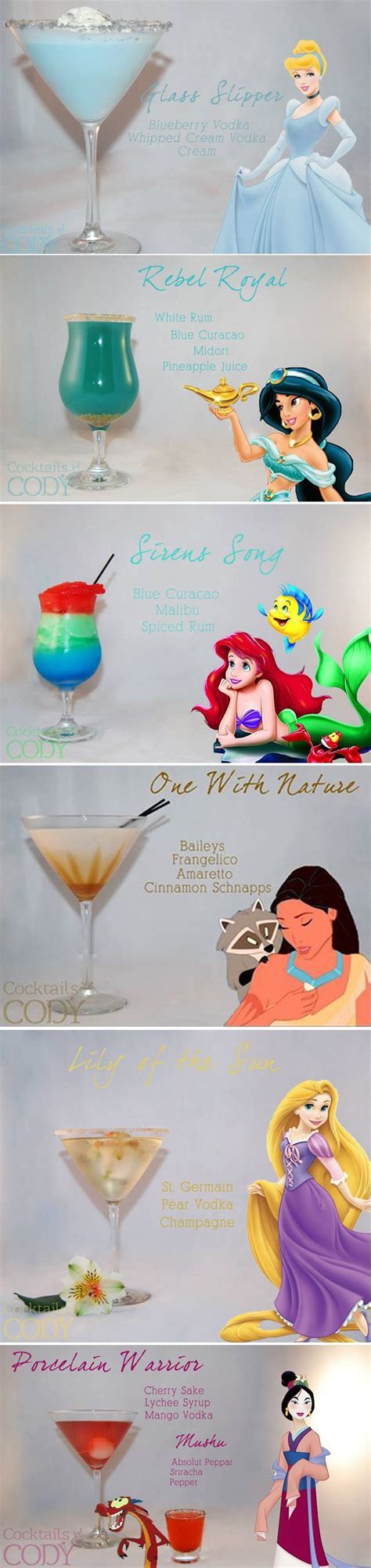 Disney Themed Drinks The Rapunzel One Sounds Amazing St Germaine