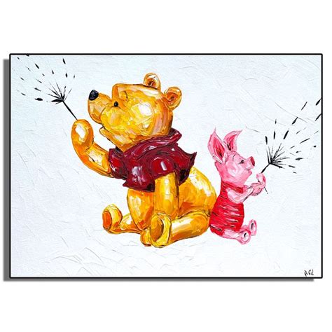 Winnie The Pooh Wall Art Winnie The Pooh And Piglet Canvas Inspire