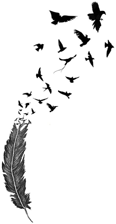 Birds Flying Away Drawing