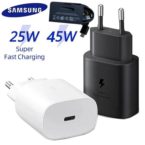 Original Samsung Carregador Pd 25w 45w Super Rápido Carregamento Ep