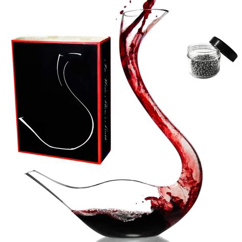 Le Sens Amazing Home Cygnus Wine Decanter Hand Blown Crystal Glass