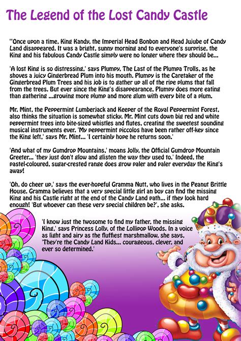 Legend Of Candy Castle 1 2480×3508 Candyland Candyland