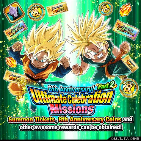 Dragon Ball Z Dokkan Battle On Twitter 8th Anniversary Ultimate