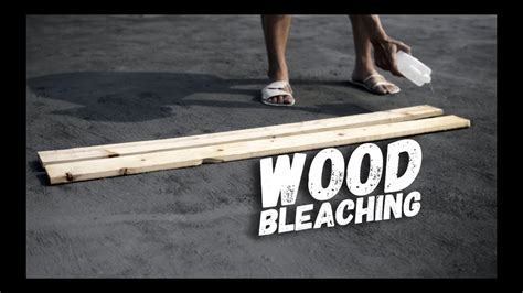 Bleaching Wood With Sodium Hydroxide And Hydrogen Peroxide 2 Part Wood Bleach 2017 Youtube