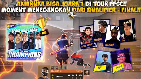 AKHIRNYA BISA JUARA 1 DI TOURNAMENT FREE FIRE SUMMER CLASH ALL STARS