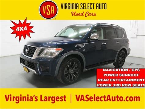 Used Nissan Armada Wd Platinum Amherst Va For Sale In