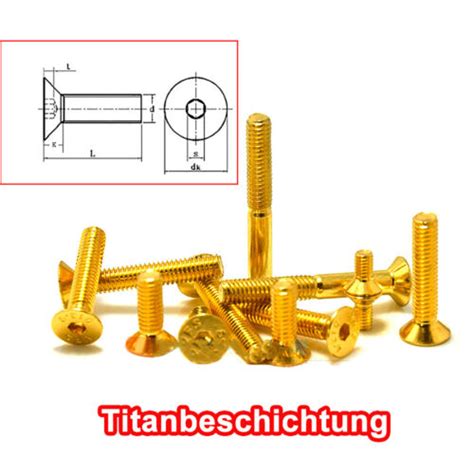 Senkkopfschrauben Din7991 Isk M2 2 5 3 4 5 Senkkopf 12 9 Stahl