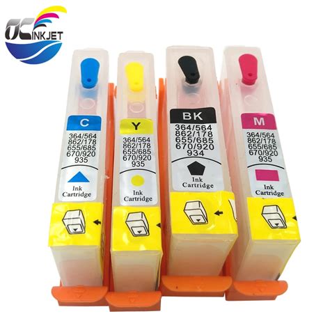 OCINKJET 364 1Pack Refillable Ink Cartridge For HP 364 364XL Compatible ...