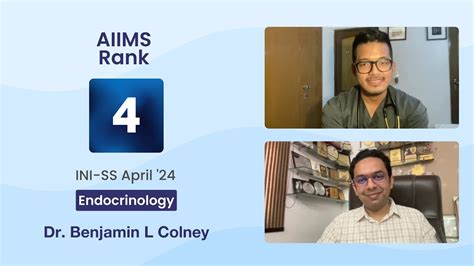 INI SS Apr 24 Endocrinology AML 4 Dr Benjamin L Colney In