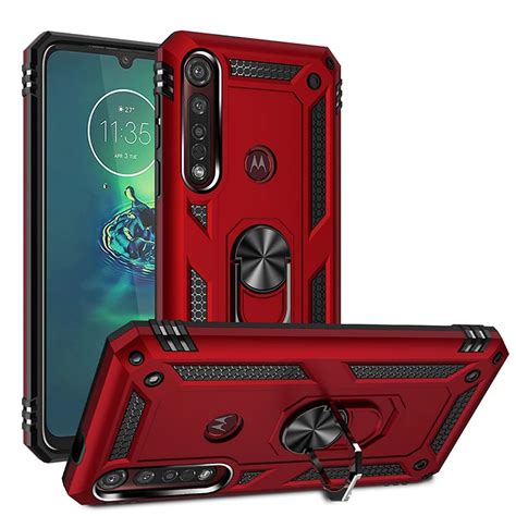 Para Motorola Moto G8 G7 Plus G6 G7 Play Funda Con Anillo De Soporte