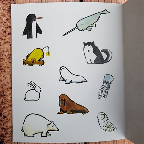 Je Dessine Les Animaux Du Froid Illustration R Alis E Par St Phane