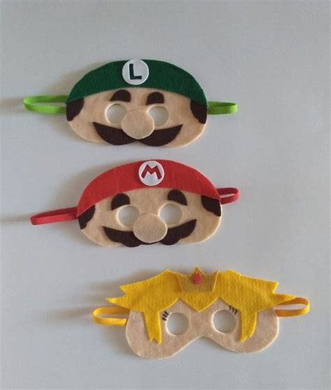 Mario Bros Mascara Flash Luigi Princesa Peach Novelty Christmas