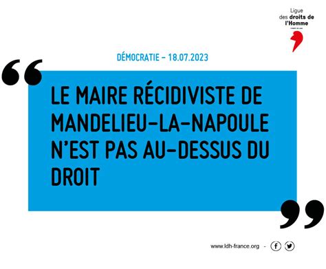 LDH France on Twitter La LDH se félicite du nouveau rappel à lordre