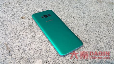 Green Skin For Samsung Galaxy S8 Made By Daqin Mobile Case Machine