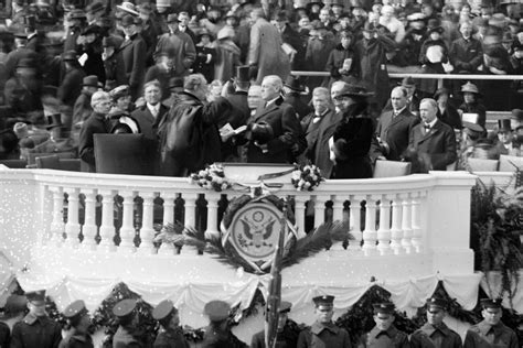 On This Day March 5 President Woodrow Wilson Inaugurated For Second