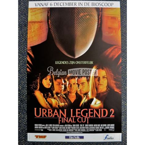 Urban Legends Final Cut Belgian Movie Poster Store