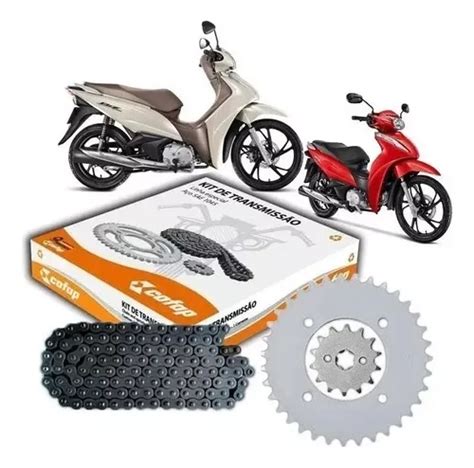 Kit Relação Coroa Pinhão Corrente Moto Honda Biz 125 Cofap Frete grátis