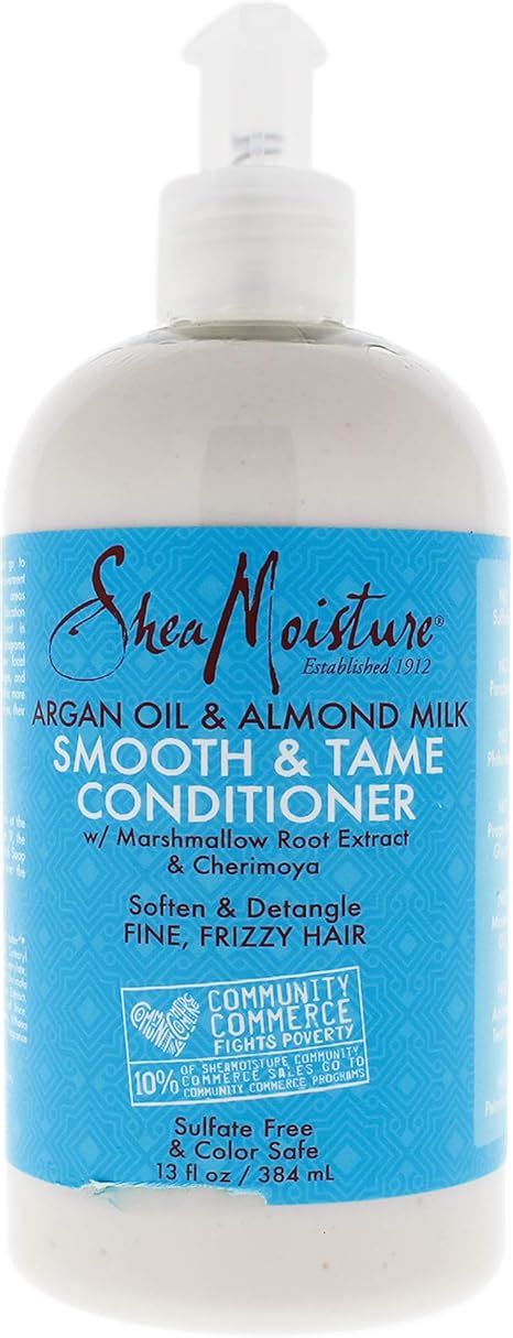 Shea Moisture Argan Oil Almond Milk Smooth Tame Conditioner For