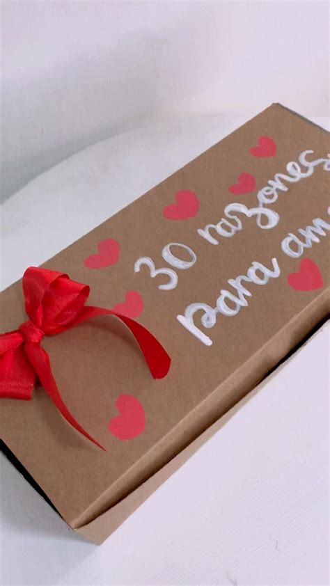 30 Razones Para Amarte Manualidades Manualidades Para Regalar