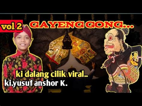 Wayang Kulit Dalang Cilik Viral Ki Yusuf Anshor Klakon Bagong Drim