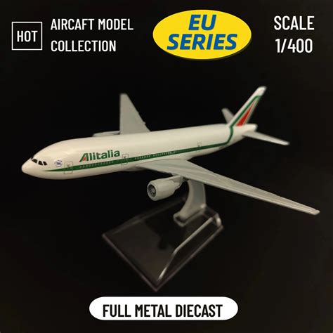 R Plica De Avi N De Metal Escala 1 400 15cm Italia Espa A Europa Aerol