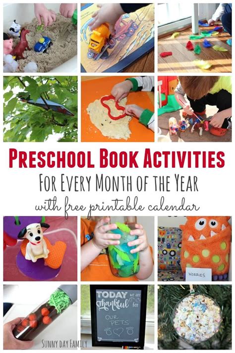 Book Activities For Kindergarten