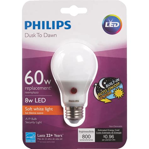 Philips A Medium Dusk To Dawn Led Light Bulb Walmart Walmart