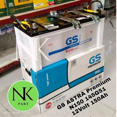 Jual Aki Gs Astra Premium N G Accu Basah Mobil Dan Genset V