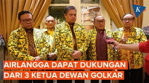 Ketua Dewan Golkar Nyatakan Dukungannya Untuk Airlangga Hartarto