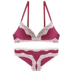 Girl Sexy Plus Size Bra And Panty Set OEM Factory Wholesale Lingerie China Women Lingerie And