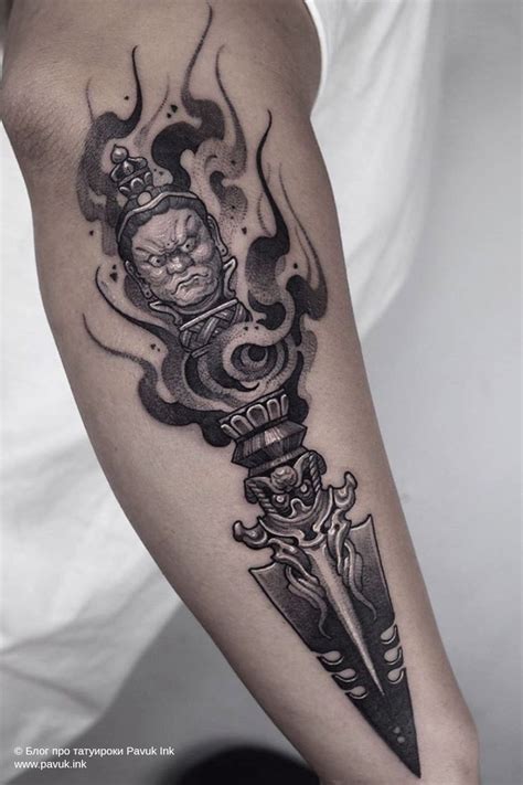 Тату кинжал: значения, символы, место нанесения — pavuk.ink ...