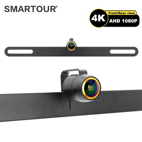 Smartour 4K AHD 1080P กรอบปายทะเบยนรถกลอง HD Night Vision ยอนกลบด