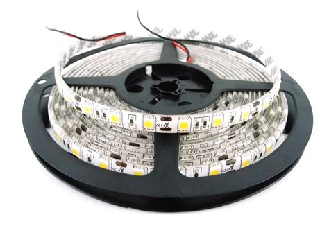 Tira Led Blanco Frio Exterior X 5 Metros Smd 5050 Siliconada