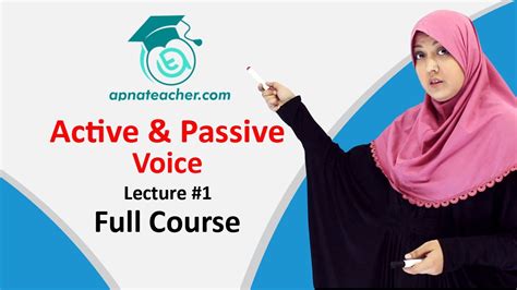 Lecture 1 Active Passive Voice Basic Concepts English Grammar