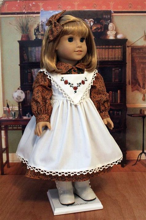 Fall Dress And Pinafore For Dolls Like Nellie And Samantha Etsy