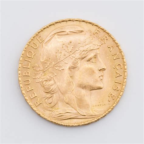 GOLD COIN, Liberté Égalité Fraternité REPUBLIQUE FRANÇAISE 1912 20 ...