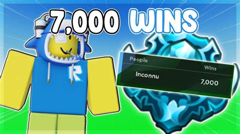 Hitting 7000 WINS Roblox Bedwars YouTube