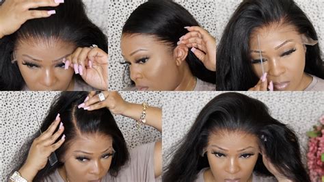 Natural Clear Lace That Melts Into Your Skin No Glue Wig Install