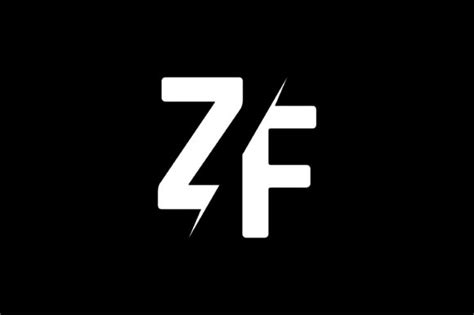 Monogram ZF Logo Design Graphic By Greenlines Studios Creative Fabrica