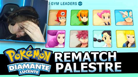 Rematch Palestre POKÉMON DIAMANTE LUCENTE Gameplay completo e